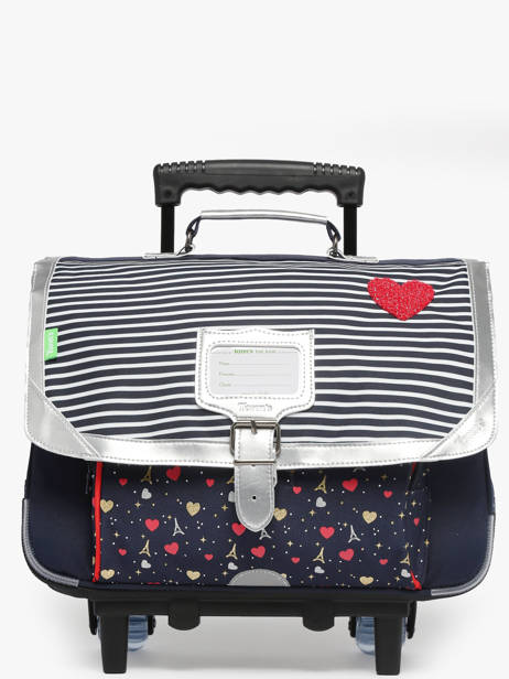 Cartable Ã  Roulettes 2 Compartiments Tann's Bleu les fantaisies f 42321