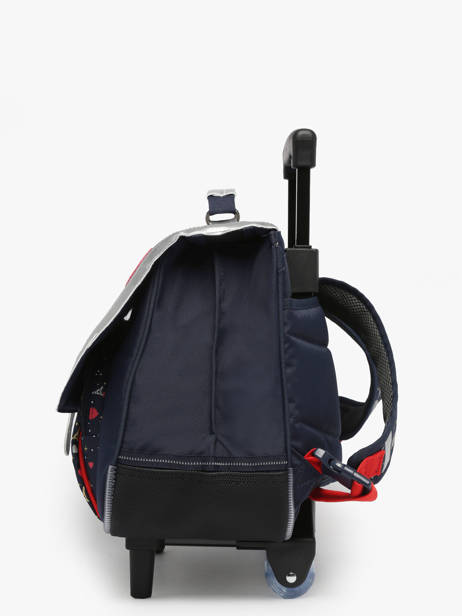 Cartable Ã  Roulettes 2 Compartiments Tann's Bleu les fantaisies f 42321 vue secondaire 2