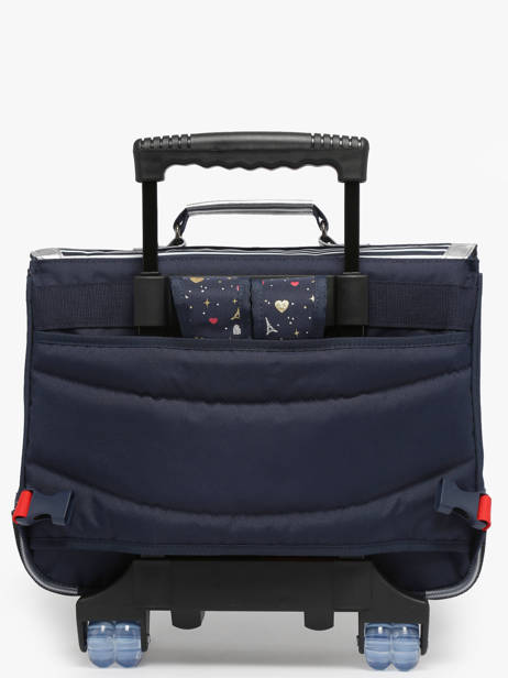 Cartable Ã  Roulettes 2 Compartiments Tann's Bleu les fantaisies f 42321 vue secondaire 5