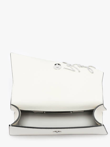 Sac Bandoulière K Signature Cuir Karl lagerfeld Blanc k signature A1W30458 vue secondaire 2