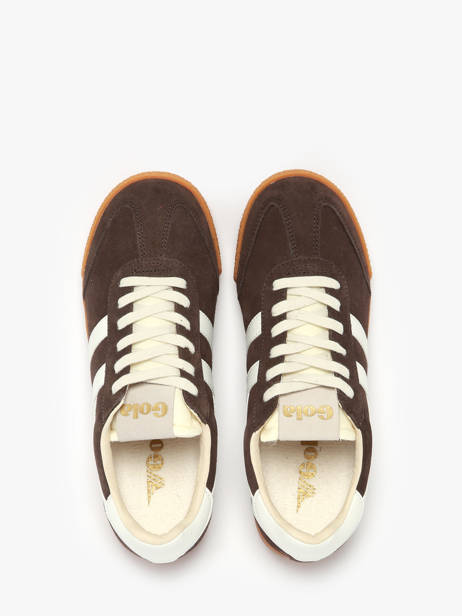 Sneakers Elan En Cuir Gola Marron women CLB538 vue secondaire 4