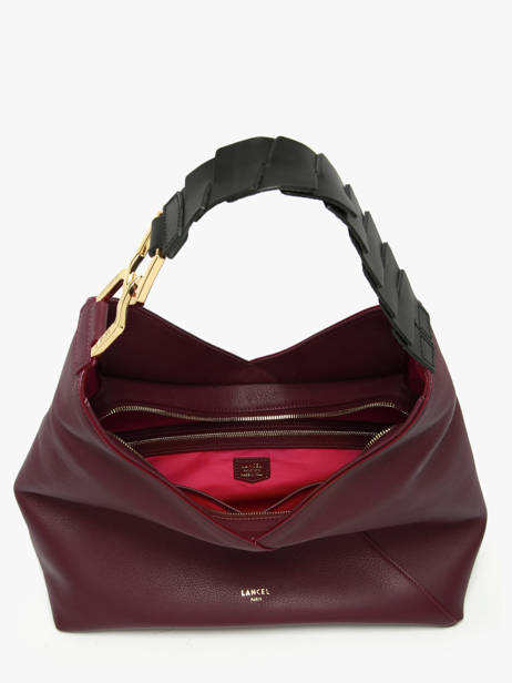Sac Porté épaule Pagode Cuir Lancel Violet pagode A12510 vue secondaire 4