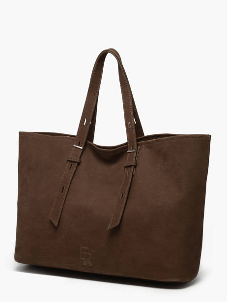 Cabas Cavalier Nubuck Cuir Etrier Marron cavalier nubuck ECAN127M vue secondaire 2