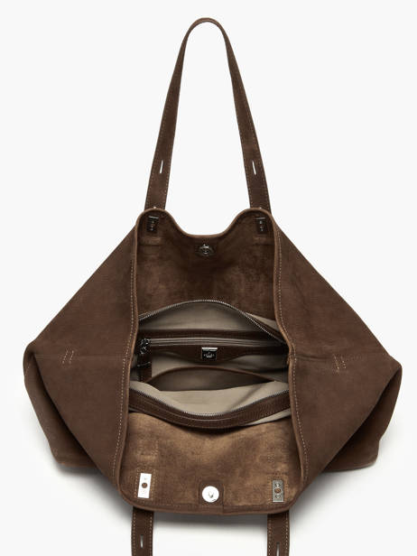 Cabas Cavalier Nubuck Cuir Etrier Marron cavalier nubuck ECAN127M vue secondaire 3