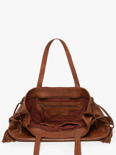 Sac Porté épaule Cow Cuir Basilic pepper Marron cow BCOW80 vue secondaire 2