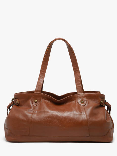 Sac Porté épaule Cow Cuir Basilic pepper Marron cow BCOW80 vue secondaire 3