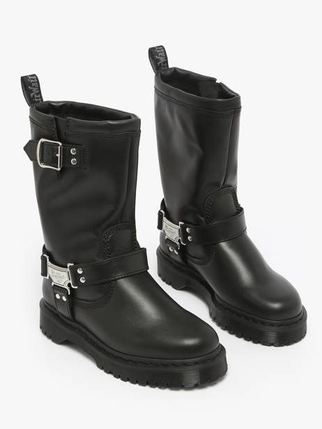 Bottes Anistone En Cuir Dr martens Noir women 32199001 vue secondaire 2