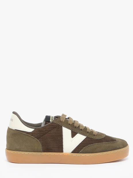 Sneakers En Cuir Victoria Vert women 1126220