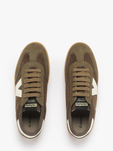 Sneakers En Cuir Victoria Vert women 1126220 vue secondaire 3
