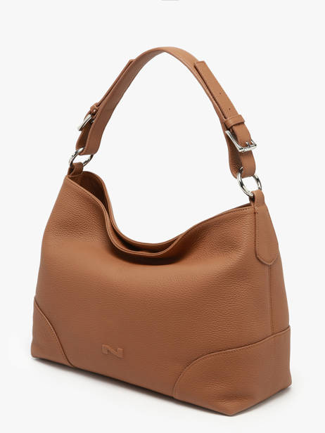Sac Porté épaule Tango Bis Cuir Nathan baume Marron nathan 52 vue secondaire 2
