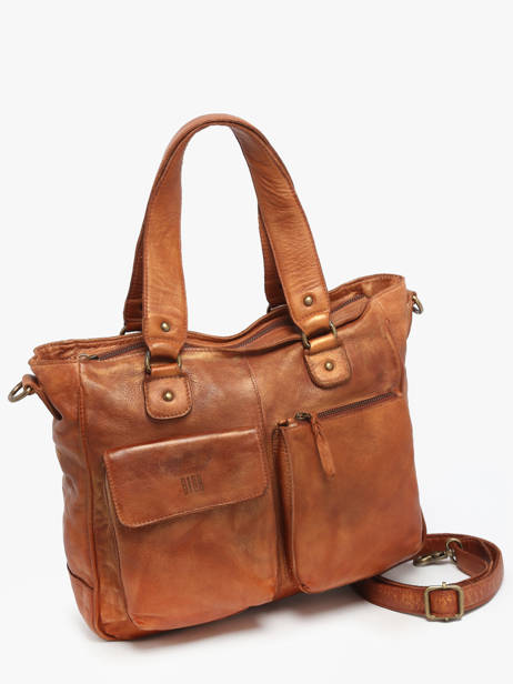 Sac Porté épaule Heritage Cuir Biba Marron heritage KEO2L vue secondaire 2