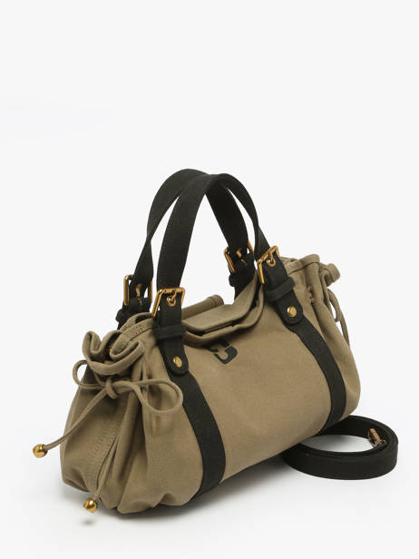 Sac 18h Canvas Coton Gerard darel Vert canvas DCS67450 vue secondaire 2