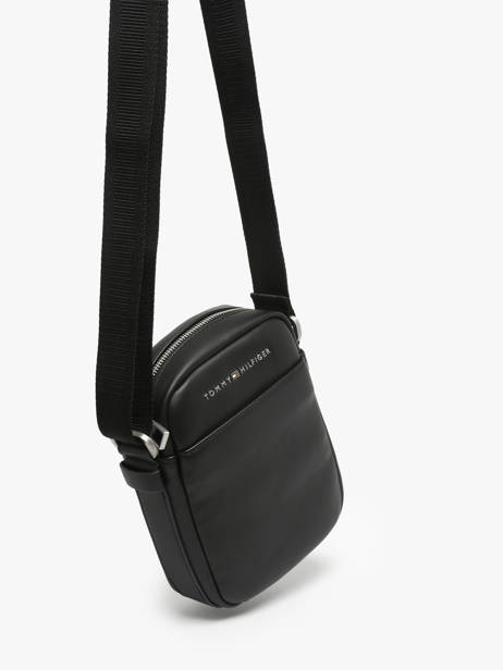 Sac Bandoulière Tommy hilfiger Noir th city AM01941 vue secondaire 2