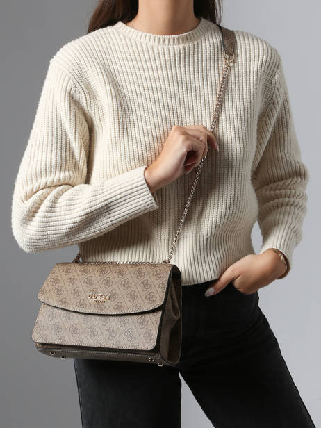 Sac Bandoulière Calista Guess Marron calista SG733421 vue secondaire 1