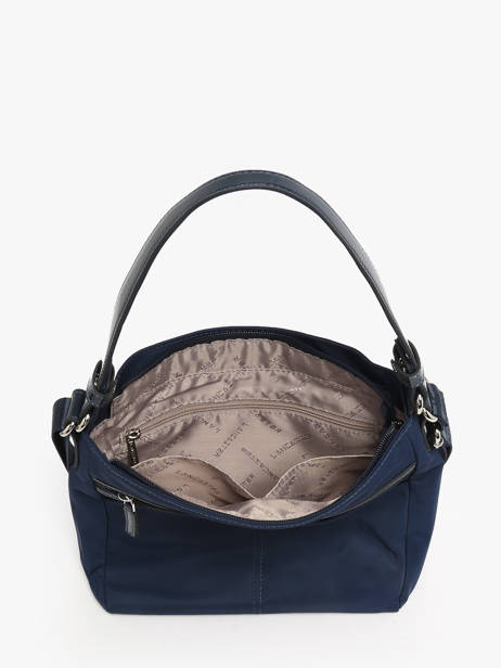 Sac Bandoulière Basic Vernis Lancaster Bleu basic vernis 514-60 vue secondaire 3