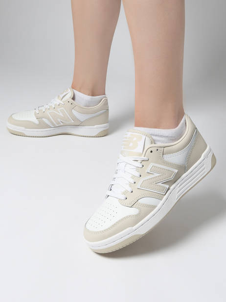 Sneakers 480 New balance Blanc boy BB480LBB vue secondaire 1