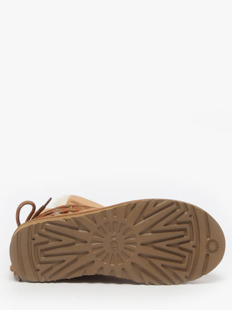 Bottines En Cuir Ugg Beige women 1171530 vue secondaire 6