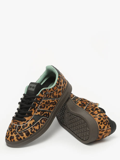 Sneakers En Cuir Tommy hilfiger Marron women 29040K7 vue secondaire 2