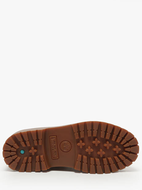Bottines Plateforme En Cuir Timberland Marron women 5RJD2311 vue secondaire 4
