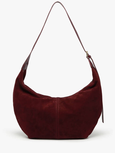 Sac Porté épaule Velvet Caviar Cuir Milano Rouge velvet caviar VC25091 vue secondaire 4