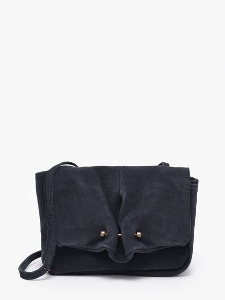 Sac Bandoulière Leather Cuir Biba Bleu leather HAZ1L