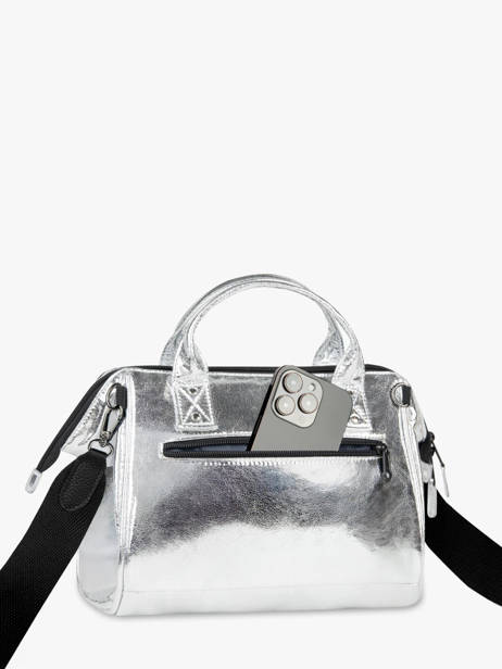 Sac Bandoulière Le Crossbody M Lucky Star Cabaia Argent lucky star STA vue secondaire 4