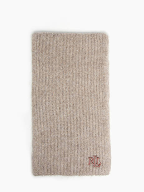 Écharpe Lauren ralph lauren Beige textile 54P04469