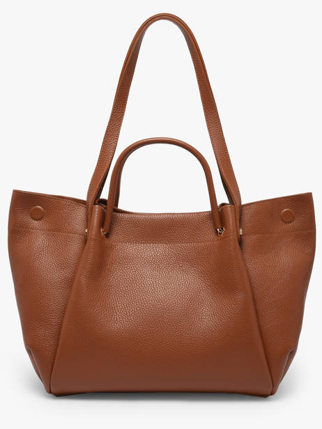 Sac Porté épaule Foulonne Double Louisa Cuir Lancaster Marron foulonne double louisa 90 vue secondaire 4