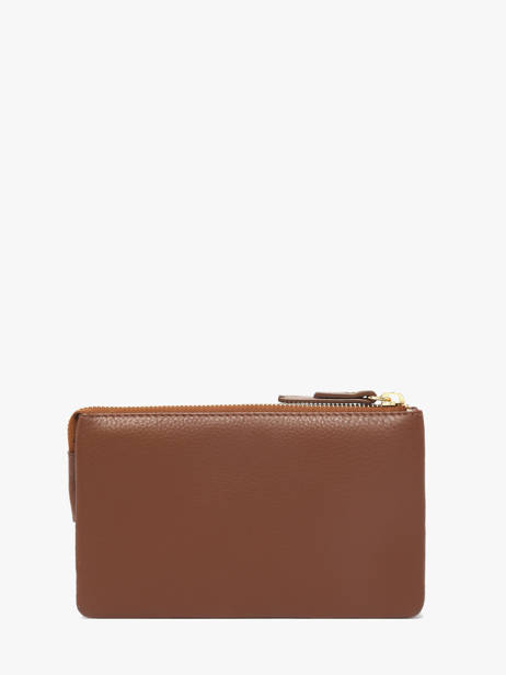 Porte-monnaie Foulonne Cuir Yves renard Marron foulonne 29362 vue secondaire 2