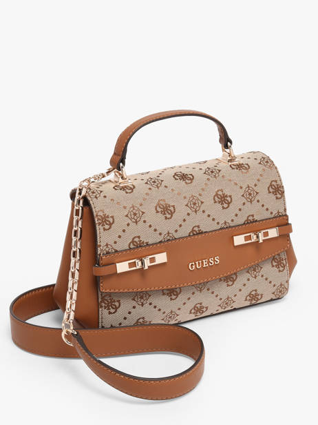 Sac Bandoulière Melinda Logo Polyester Guess Marron melinda logo JP990220 vue secondaire 2