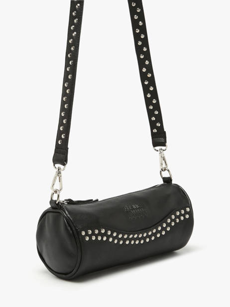 Sac Bandoulière Glam Cuir Basilic pepper Noir glam BGLA87 vue secondaire 2