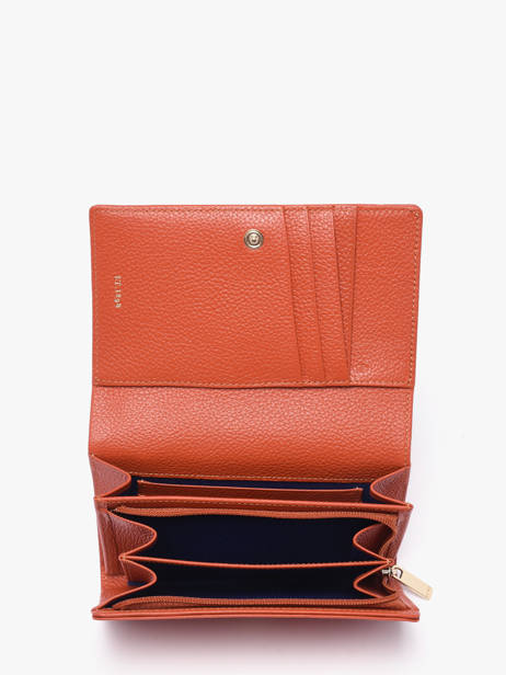 Portefeuille Emilie Cuir Le tanneur Orange emily TEMI3304 vue secondaire 1
