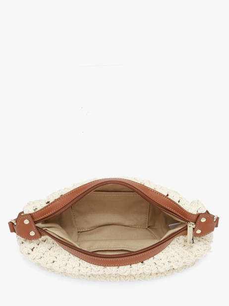 Sac Bandoulière Tresse Coton Lancaster Beige tresse coton 68 vue secondaire 4