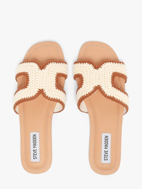 Mules Steve madden Beige women 11005344 vue secondaire 3