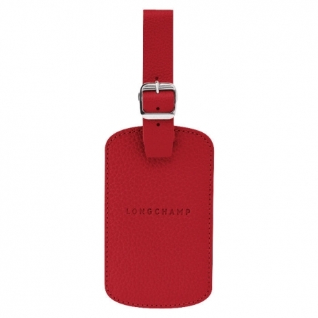 Longchamp Le foulonné Etui passeport Rouge
