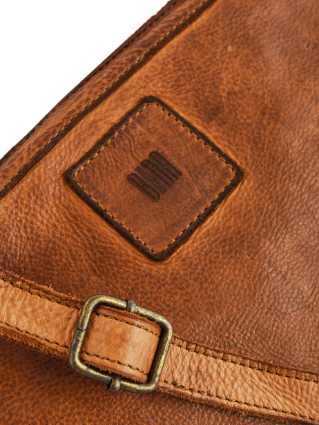 Sac BandouliÃ¨re Heritage Cuir Biba Marron heritage BT16 vue secondaire 1