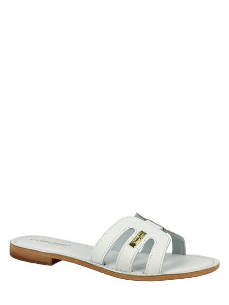 Mules Damia En Cuir Les tropeziennes Blanc women DAMIA