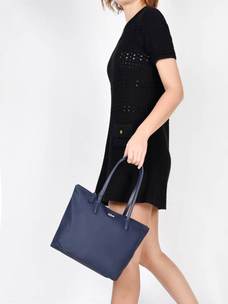 Sac BandouliÃ¨re L.12.12 Concept Lacoste Bleu l.12.12 concept 18SAXP46 vue secondaire 1