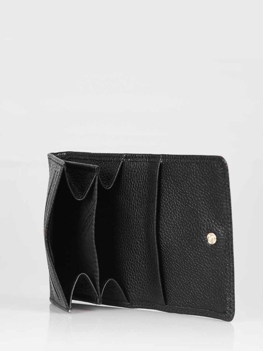Longchamp Le foulonné Porte-monnaie Noir