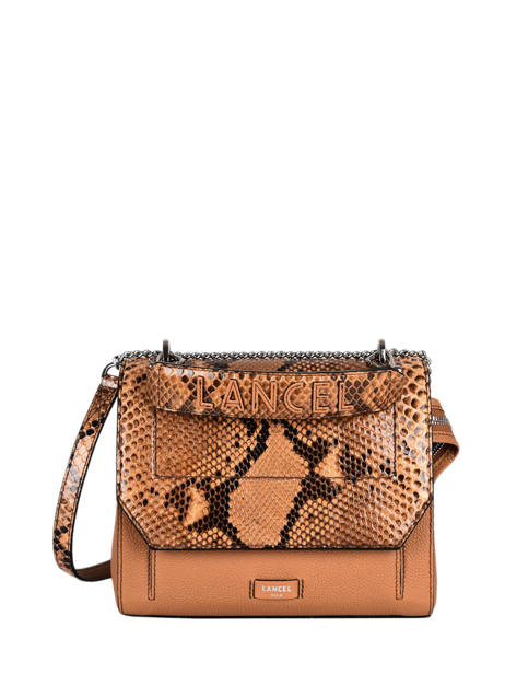 Sac Ã  Main M Ninon Python Lancel Marron ninon A09370 vue secondaire 1