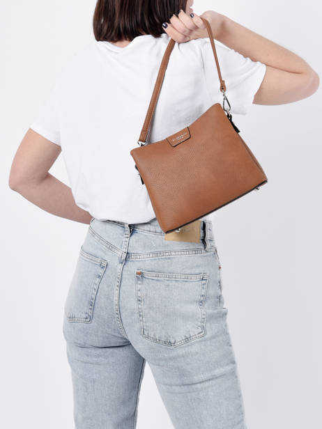 Sac Bandoulière Grained Miniprix Marron grained F2548 vue secondaire 1