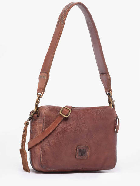 Sac BandouliÃ¨re Heritage Cuir Biba Marron heritage LOT1L vue secondaire 4
