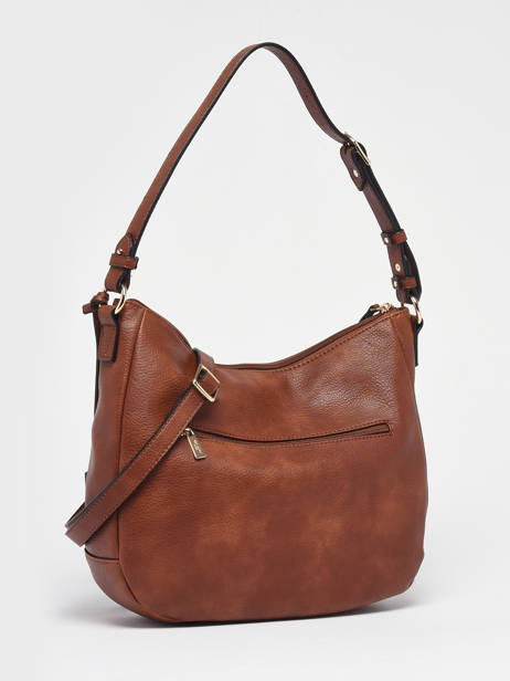 Sac Bandoulière Toscane Hexagona Marron toscane 579737 vue secondaire 4