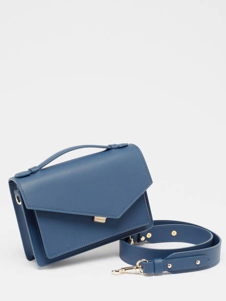 Sac BandouliÃ¨re ZoÃ© Cuir Lancaster Bleu zoe 10 vue secondaire 2
