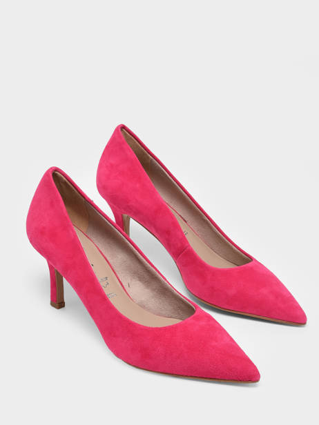 Escarpins Talon Aiguille En Cuir En Cuir Tamaris Rose women 20 vue secondaire 3