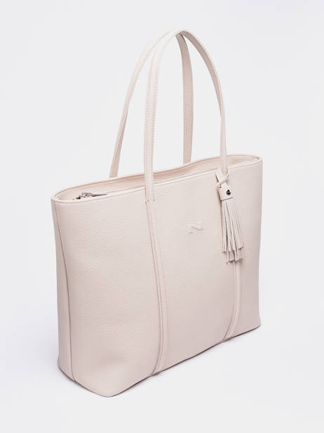 Sac PortÃ© Ã©paule Nathan Cuir Nathan baume Beige nathan 1 vue secondaire 2