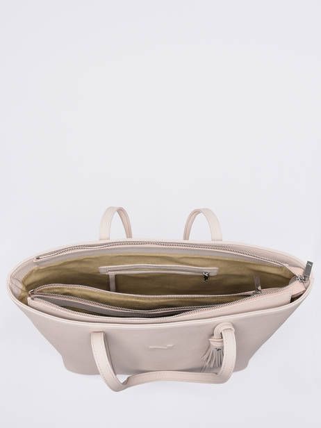 Sac PortÃ© Ã©paule Nathan Cuir Nathan baume Beige nathan 1 vue secondaire 3
