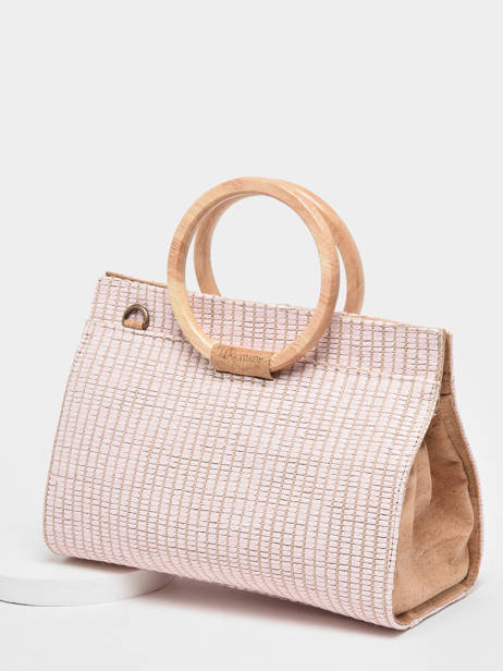 Sac PortÃ© Main Eclipte Cheron Woomen Rose eclipe cheron WECH02 vue secondaire 2