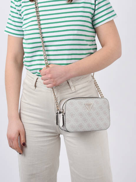 Sac BandouliÃ¨re Noelle Guess Blanc noelle BD787914 vue secondaire 1